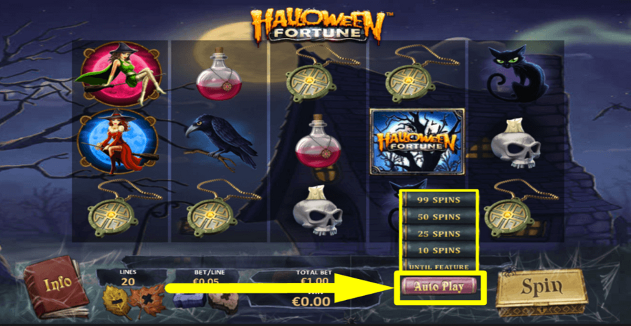 Halloween Fortune Autoplay Feature
