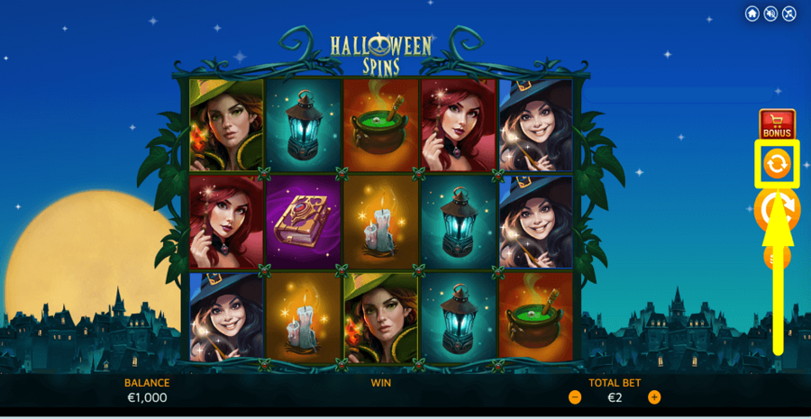 Halloween Spins Autoplay Feature