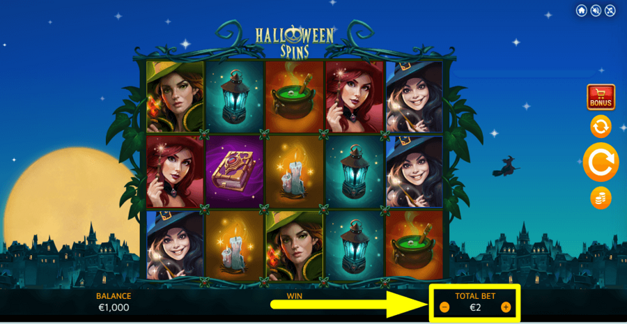 Halloween Spins Bet Value