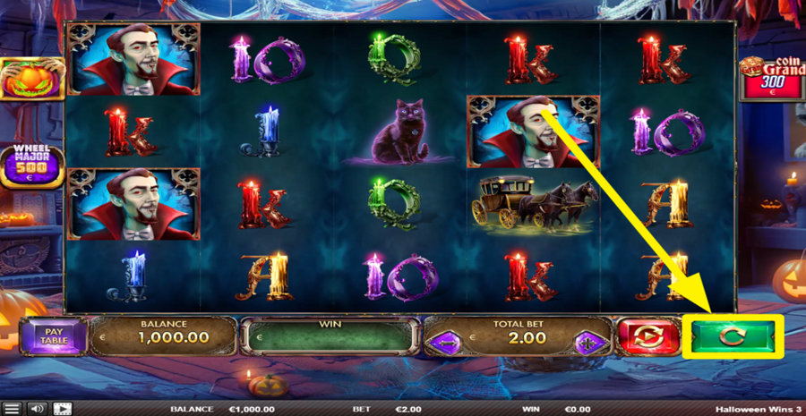 Halloween Wins 3 Spin