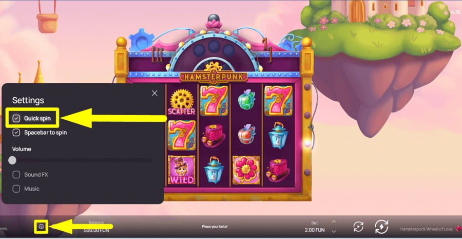 Hamsterpunk Wheel Of Love Turbo Feature