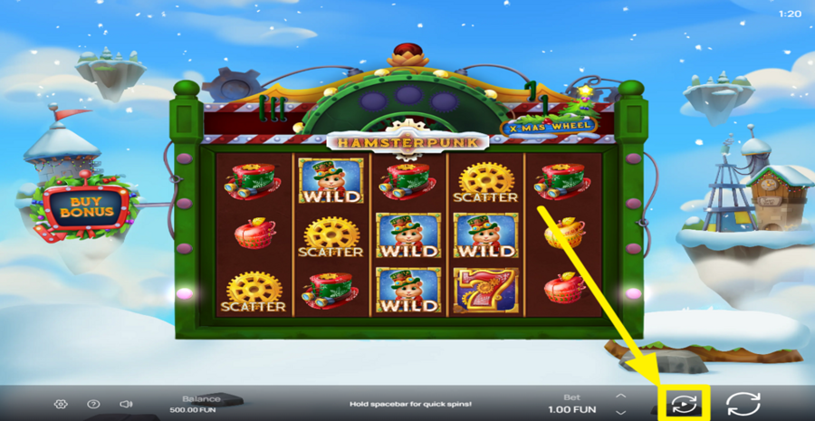 Hamsterpunk Xmas Wheel Autoplay