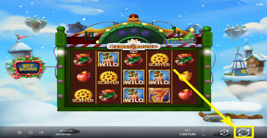 Hamsterpunk Xmas Wheel Spin