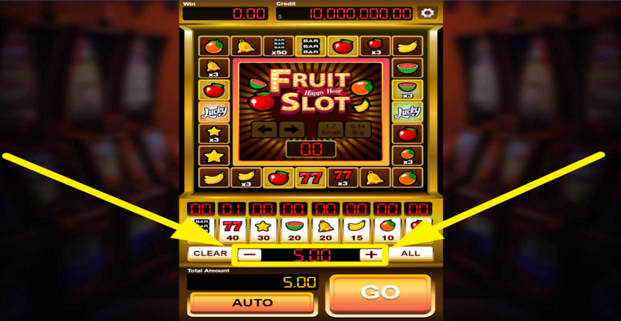 Happy Hour Fruit Slot Adjust Bet