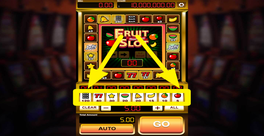 Happy Hour Fruit Slot Choose Symbol