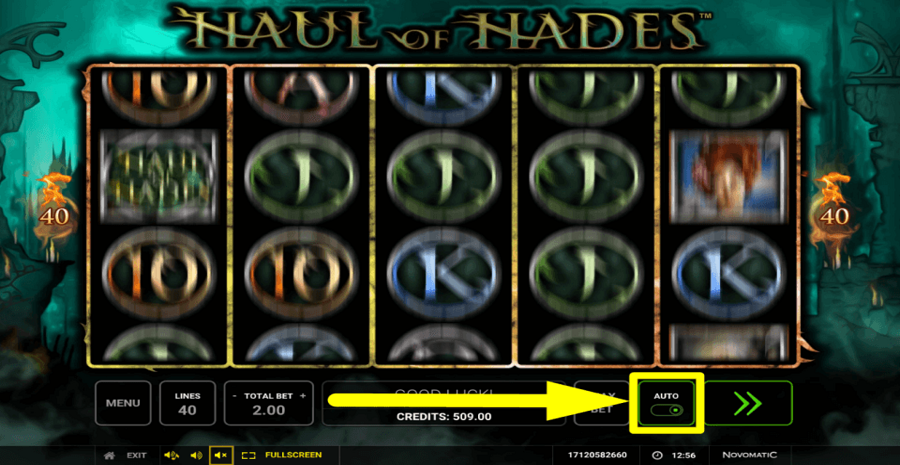 Haul Of Hades Autoplay Feature