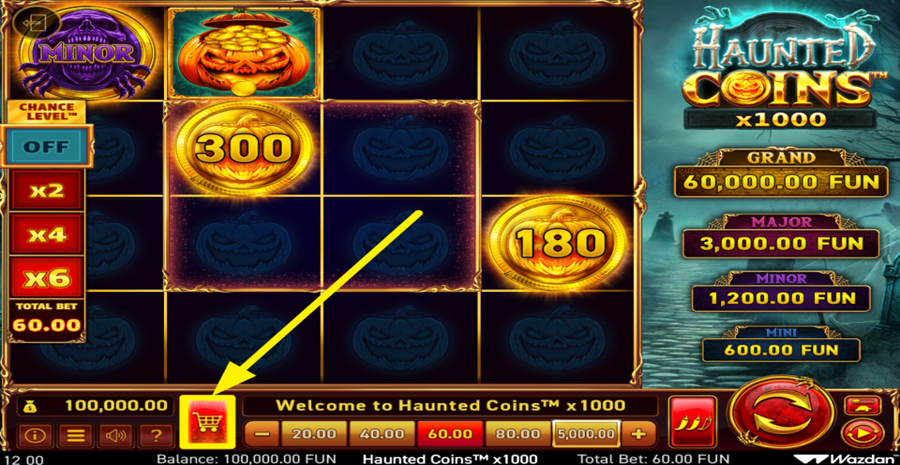 Haunted Coins x1000 Buy Bonus