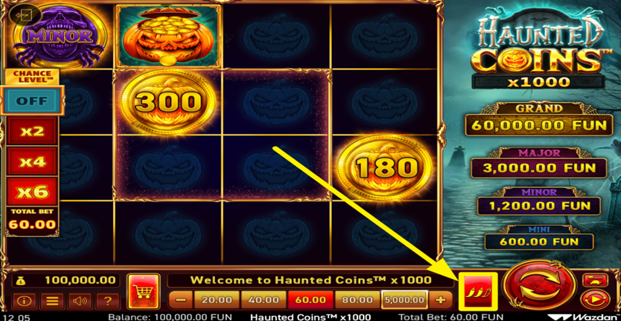 Haunted Coins x1000 Change Volatility