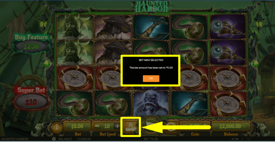 Haunted Harbor Max Button