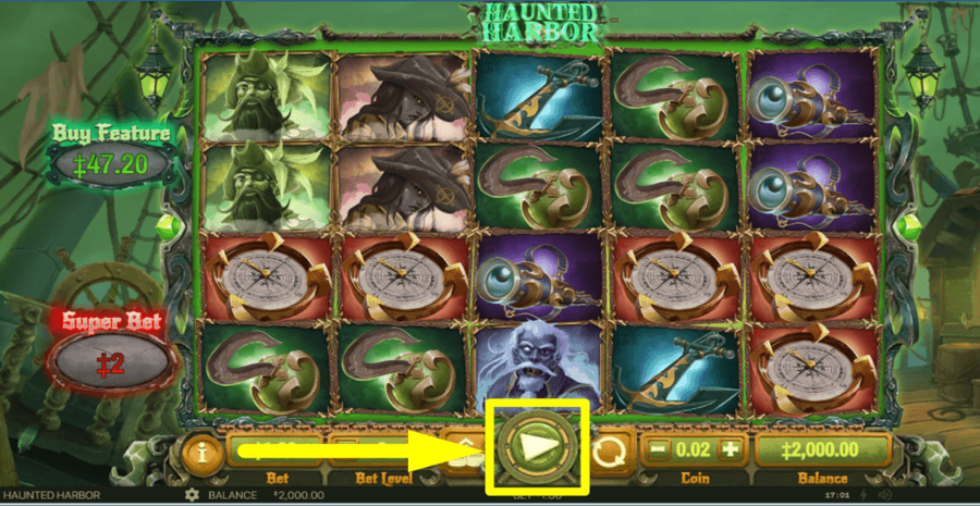 Haunted Harbor Play Button