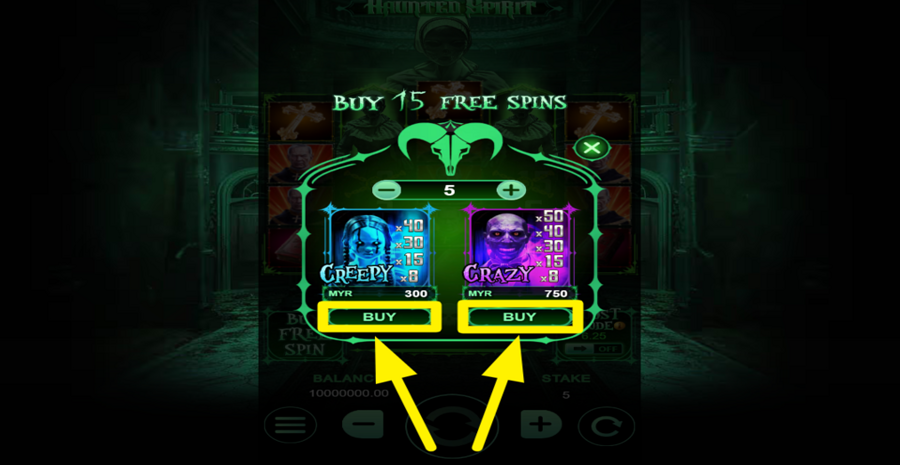 Haunted Spirit Buy Free Spins
