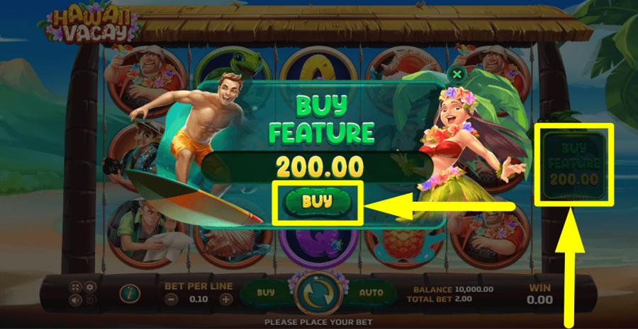 Hawaii Vacay Buy Feature