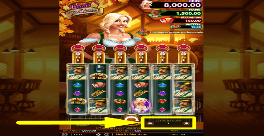 Heidis Bier Haus Bet Value