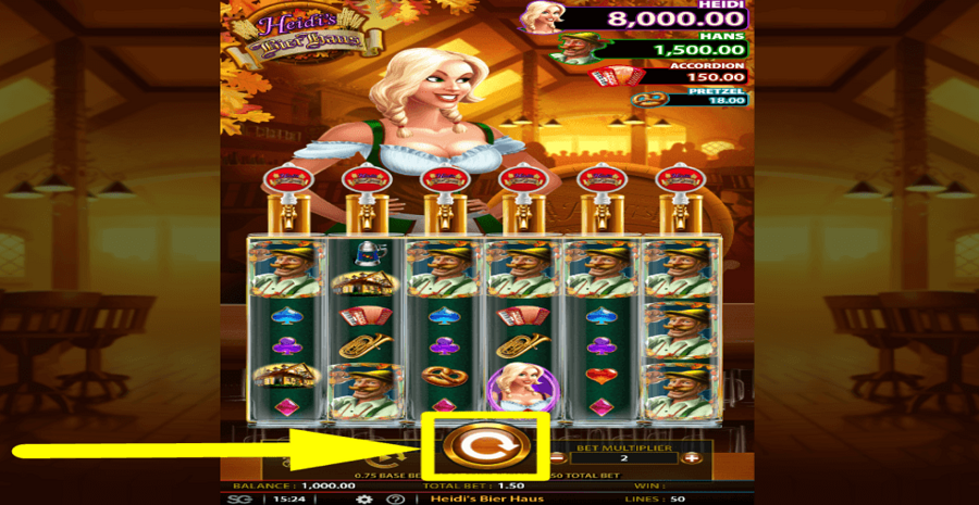 Heidis Bier Haus Spin Button