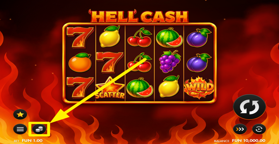 Hell Cash Adjust Bet