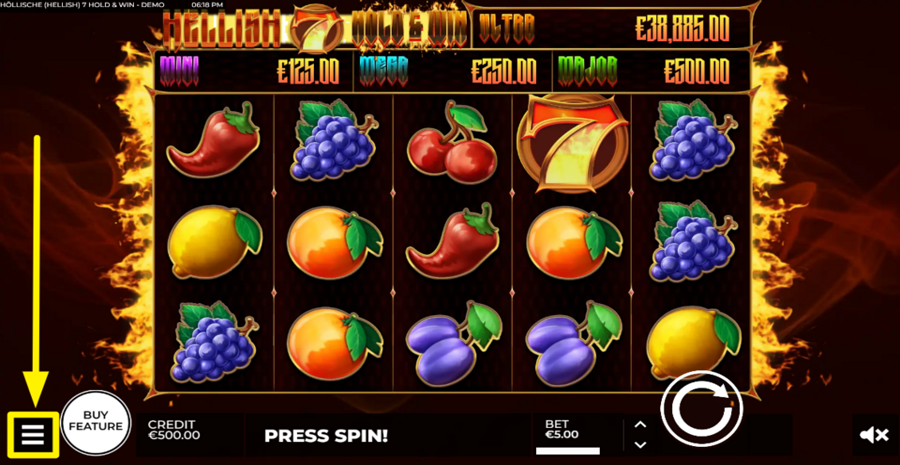 Hellish 7 Hold And Win Turbo