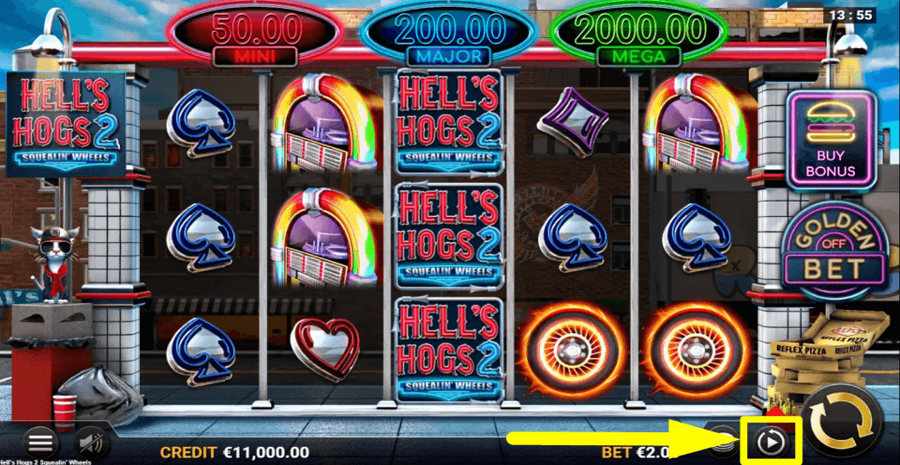 Hells Hogs 2 Squealin Wheels Autoplay Feature