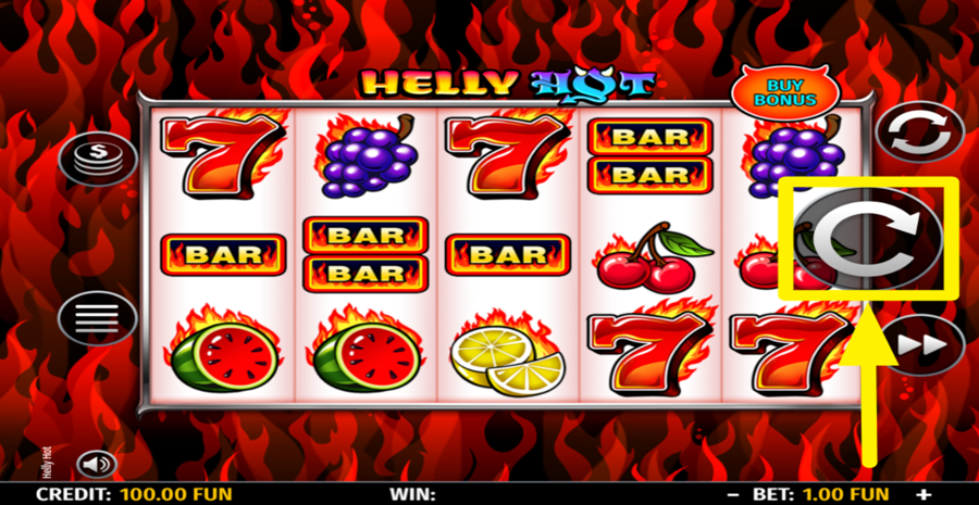 Helly Hot Spin Button