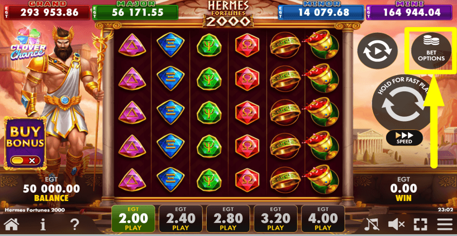 Hermes Fortunes 2000 Clover Chance Bet Value