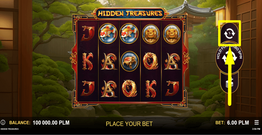 Hidden Treasures Autoplay Feature