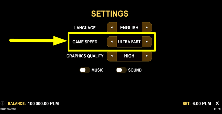 Hidden Treasures Turbo Feature