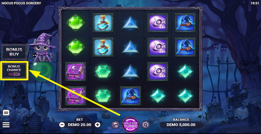 Hocus Pocus Sorcery Bonus Chance