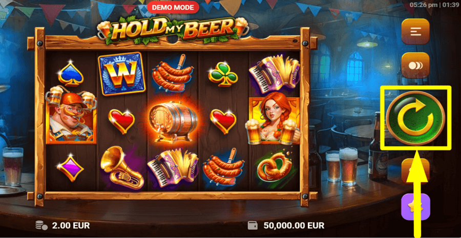 Hold My Beer Spin Button