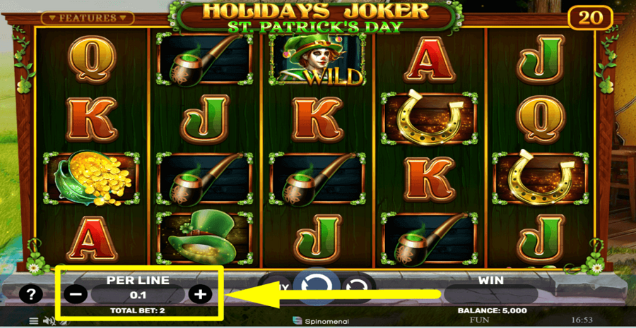 Holidays Joker St Patricks Day Bet Value