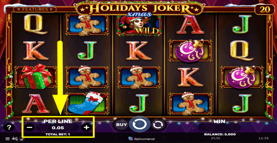 Holidays Joker Xmas Bet Value