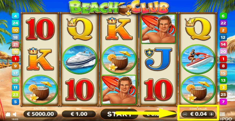 Holland Power Gaming Beach Club Bet Value