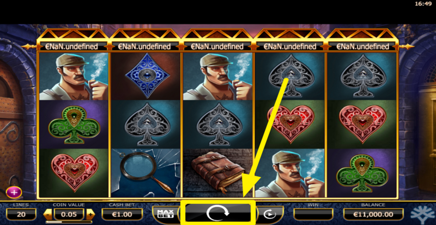Holmes And The Stolen Stones Spin Button