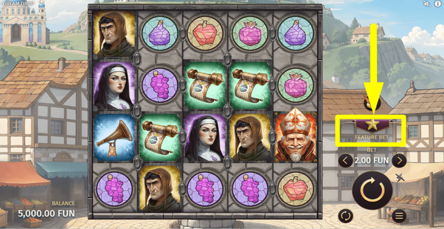 Holy Hand Grenade 2 Dream Drop Feature Bet