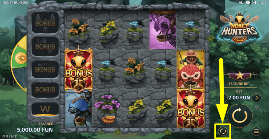 Honey Hunters Autoplay Feature