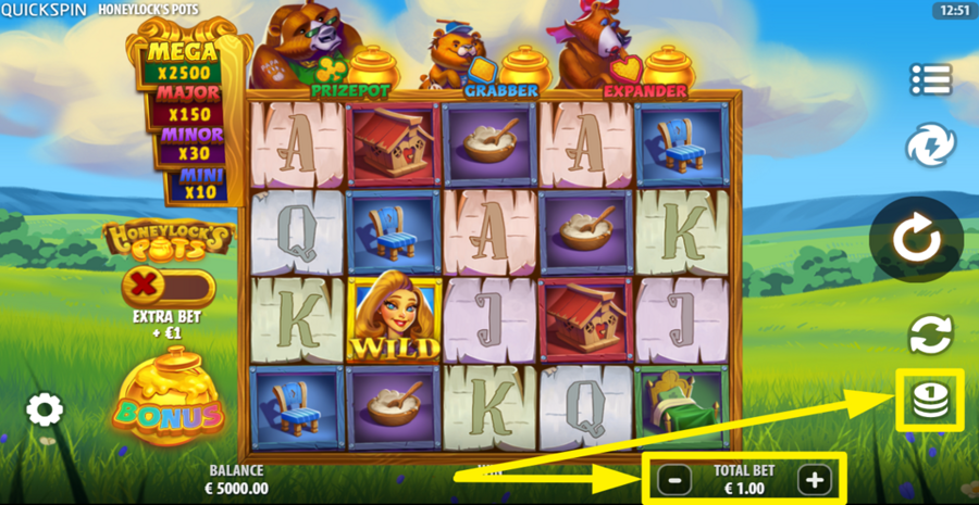 Honeylocks Pots Adjust Bet