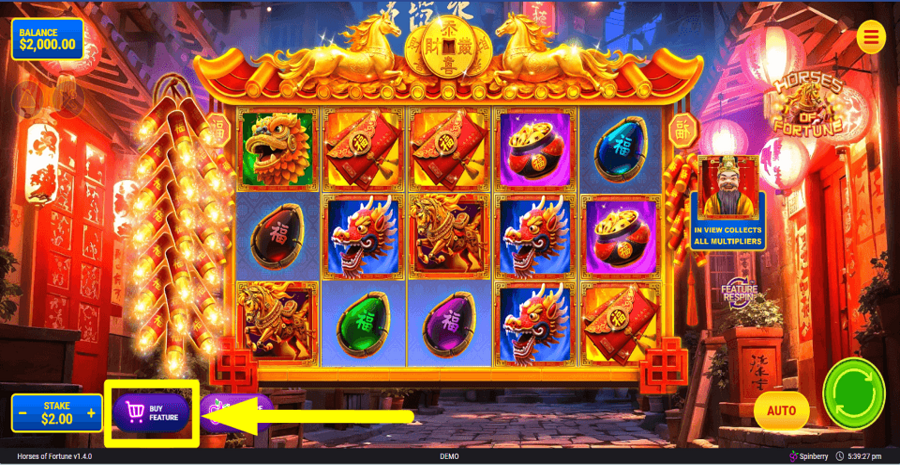 Horses Of Fortune Buy Feature