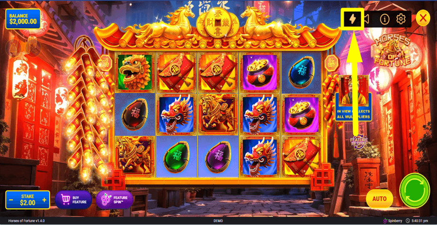 Horses Of Fortune Turbo Feature