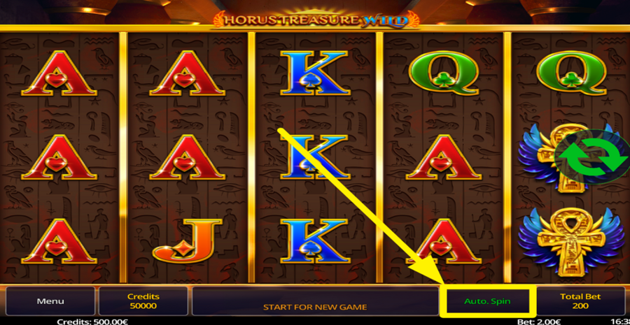 Horus Treasure Wild Autoplay