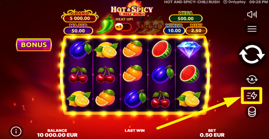 Hot And Spicy Chili Rush Turbo