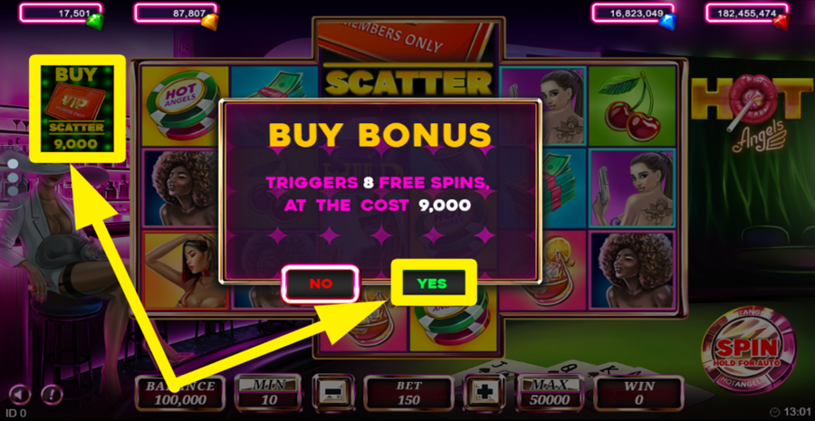 Hot Angels Buy Bonus