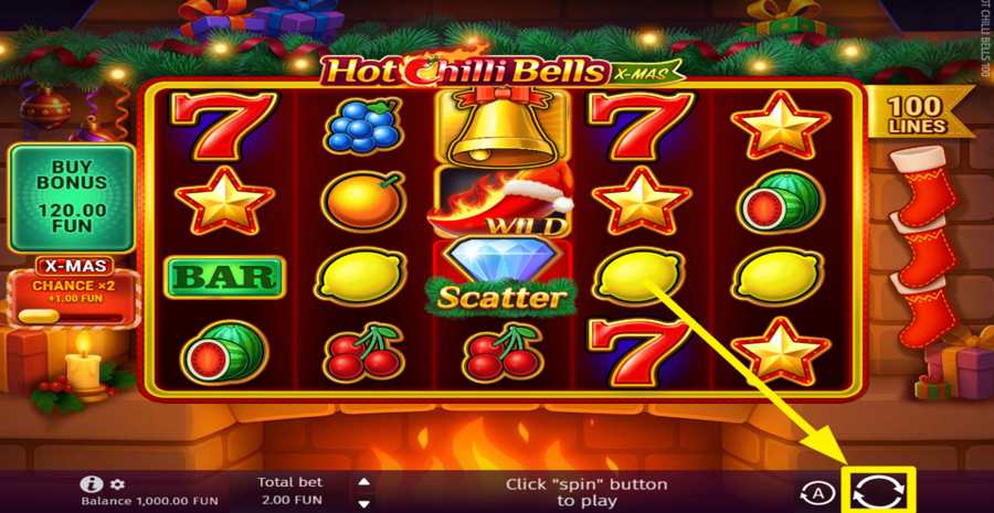 Hot Chilli Bells 100 Spin
