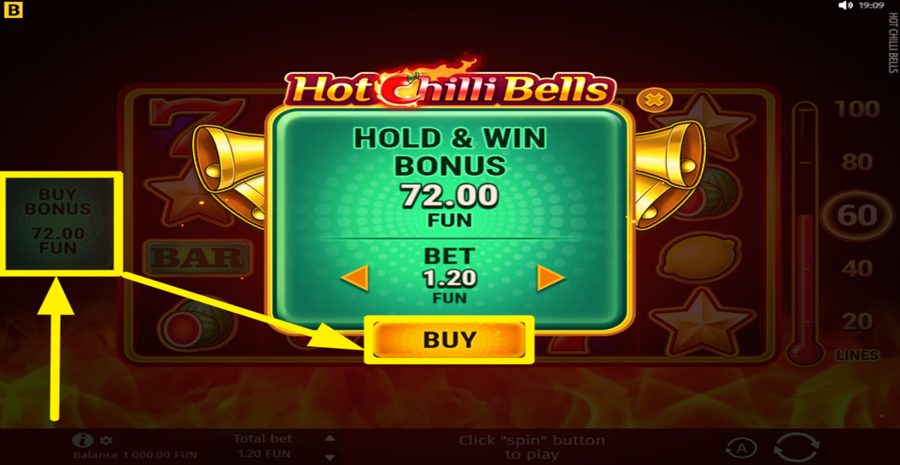 Hot Chilli Bells Buy Bonus