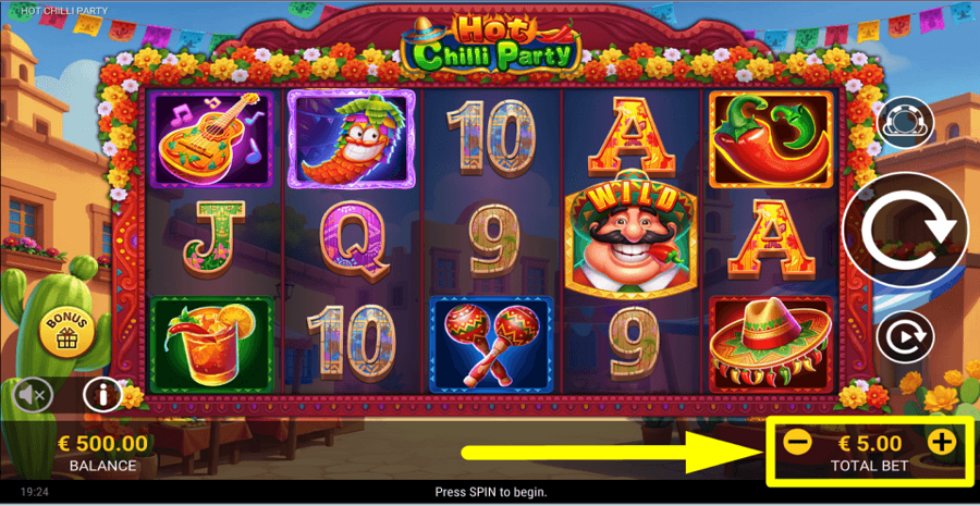 Hot Chilli Party Bet Value