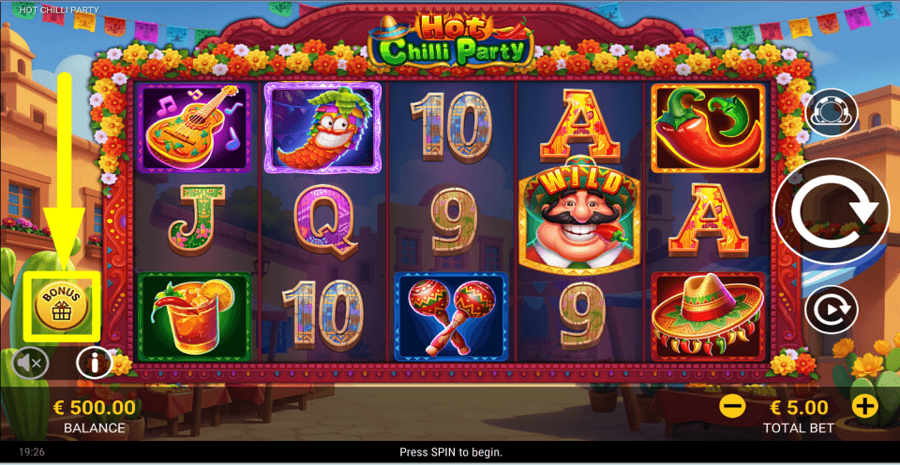 Hot Chilli Party Buy Feature