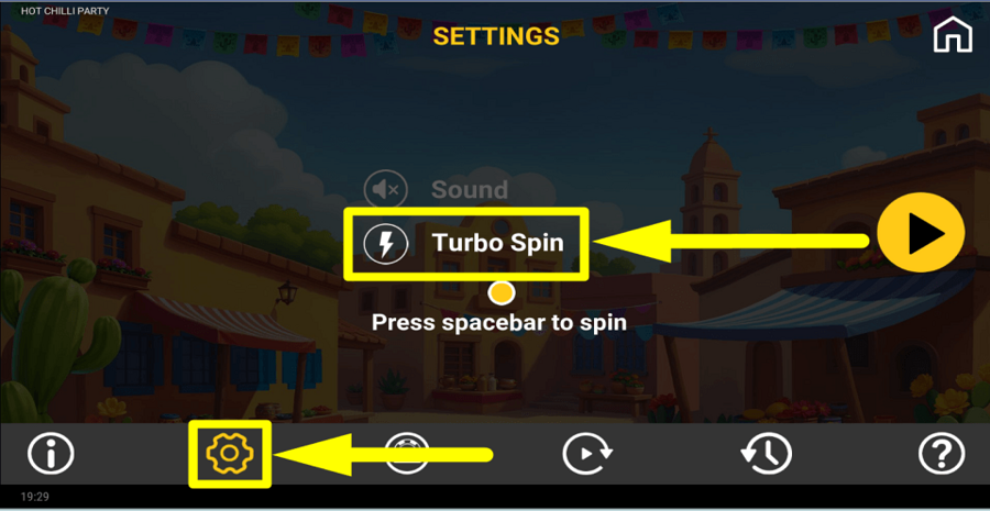 Hot Chilli Party Turbo Feature