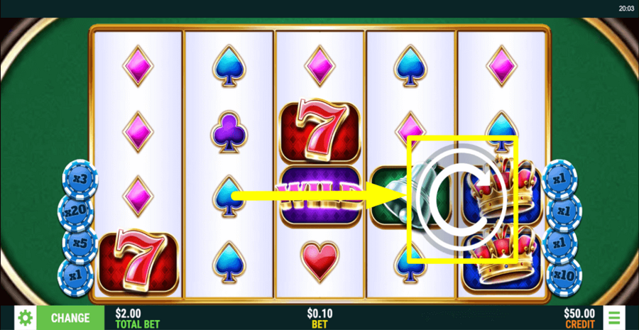 Hot Chips Spin Button