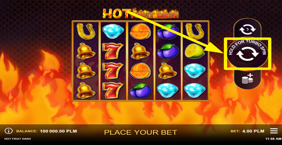 Hot Fruit Dash Spin