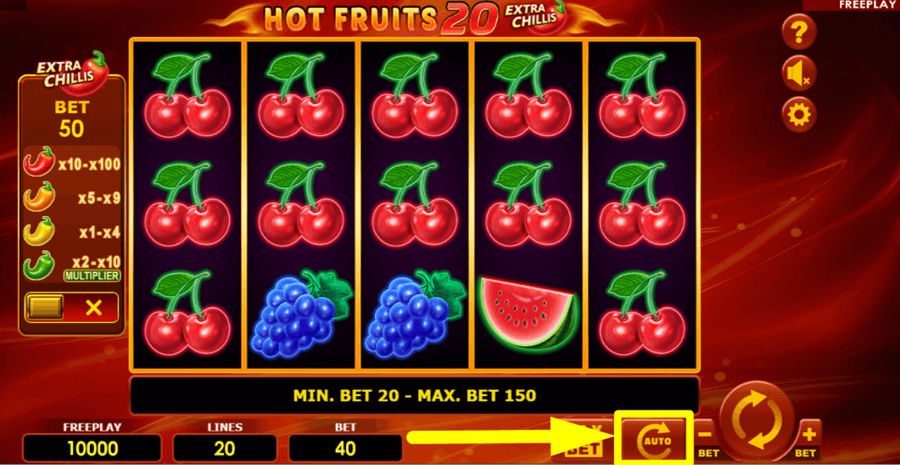 hot fire fruits slot