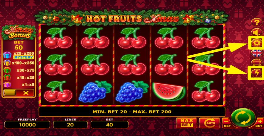 Hot Fruits Xmas Turbo