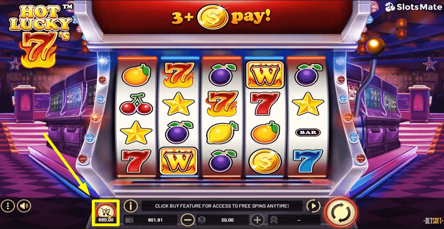 Hot Lucky 7s Buy Feature