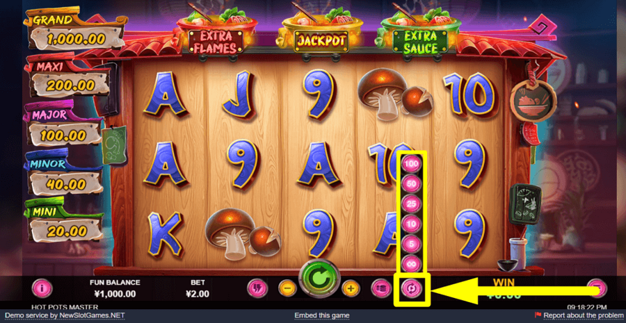 Hot Pots Master Autoplay Feature